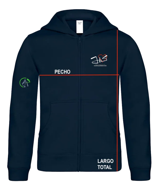 Sudadera Corazonista con cremallera - Imagen 2